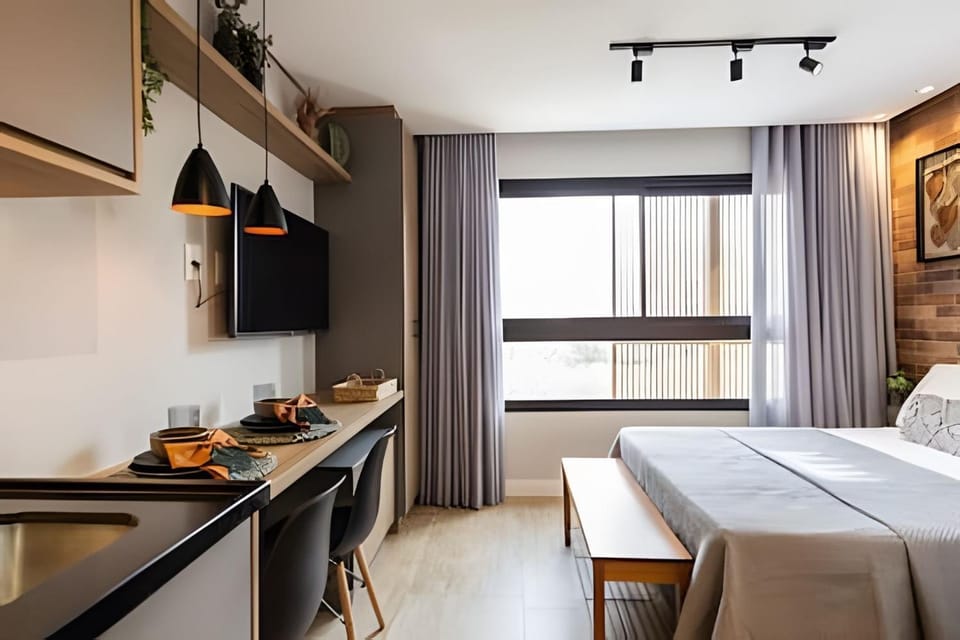 Apartamento Bem Equipado em Moema, Piscina, Coworking e Ibirapuera Apartment in Sao Paulo City