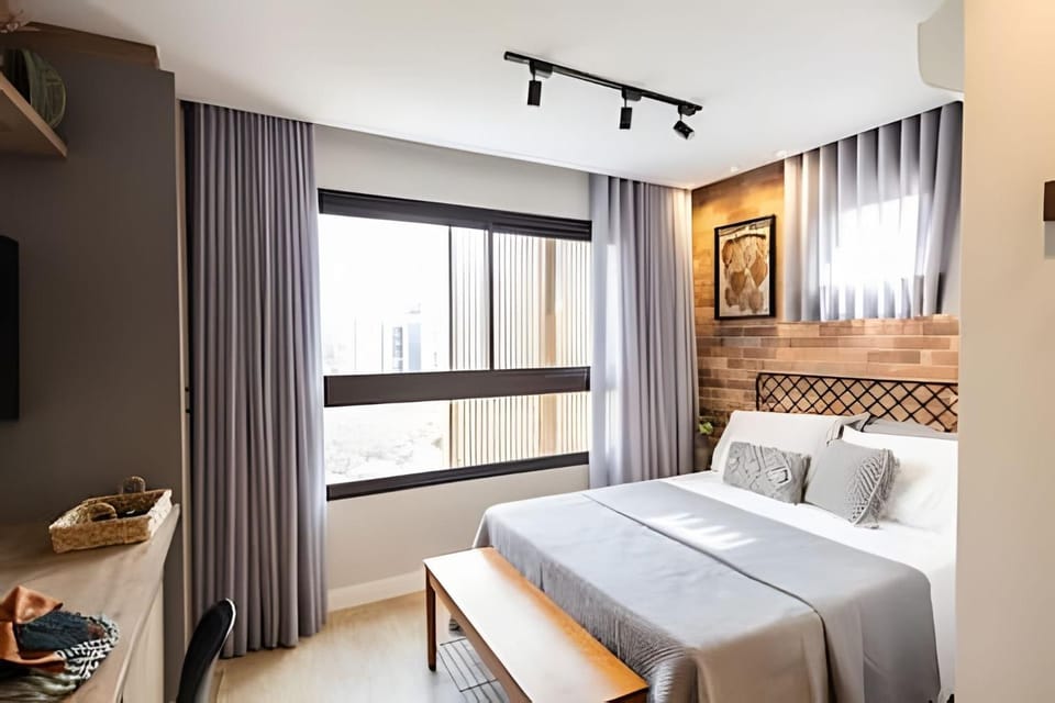 Apartamento Bem Equipado em Moema, Piscina, Coworking e Ibirapuera Apartment in Sao Paulo City