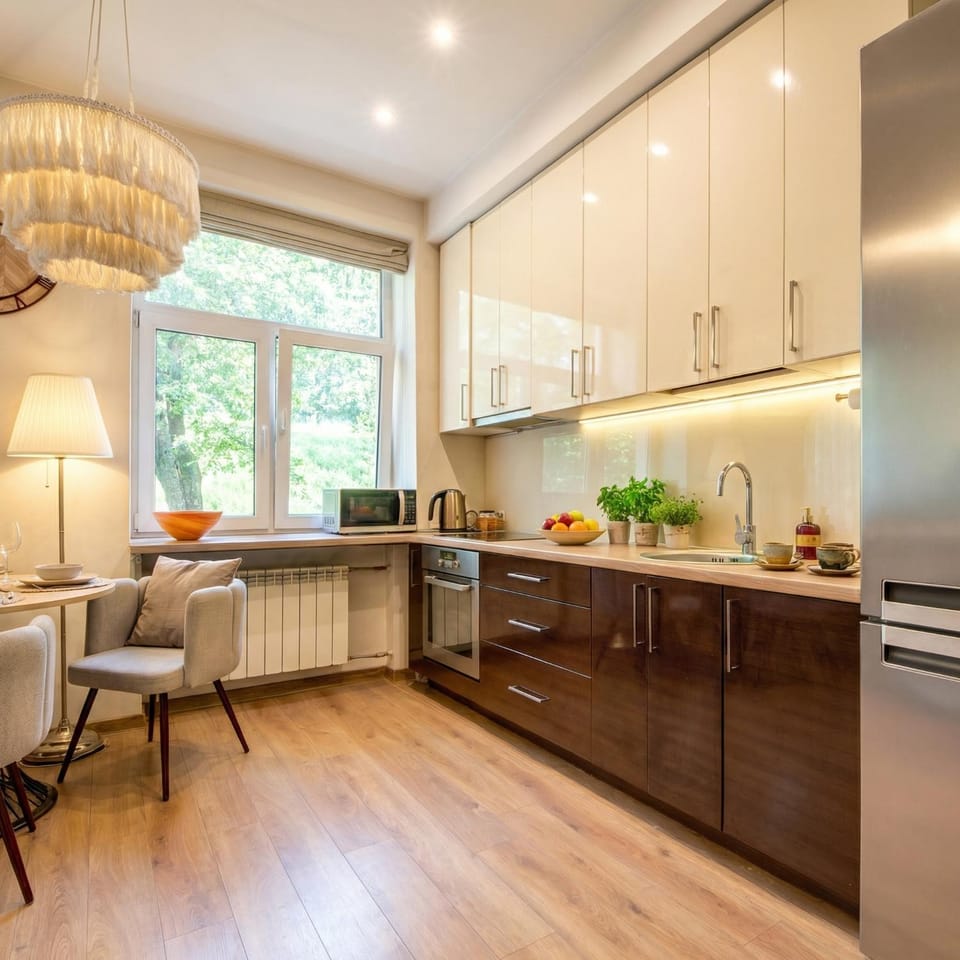 Kitchen or kitchenette, kitchen