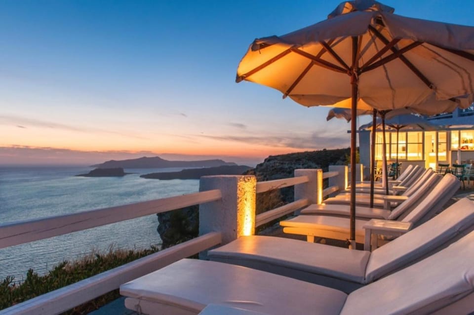 View (from property/room), Sea view, Sunset, sunbed