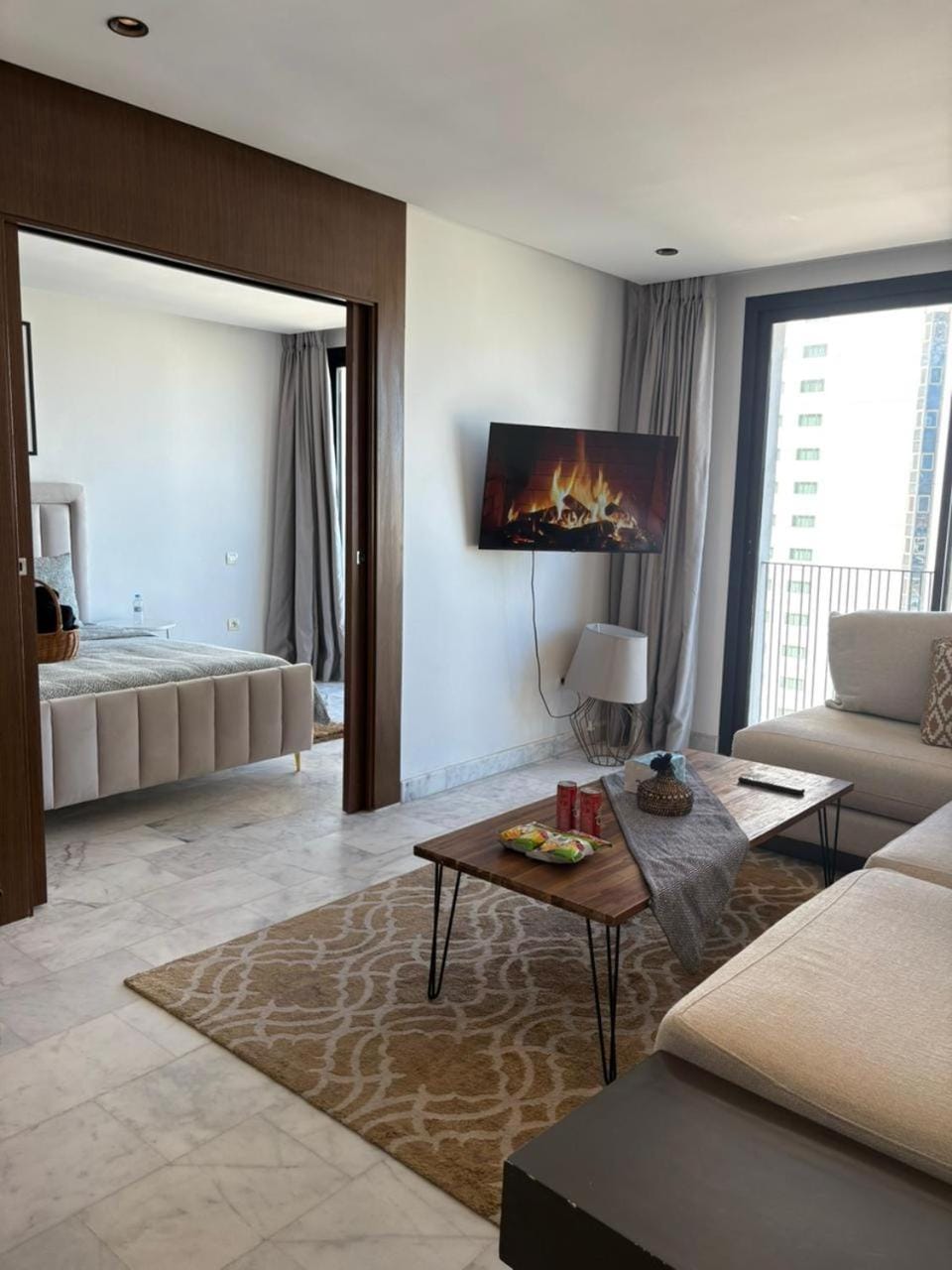 Cosy Studio at B-Living Casa Port Ideal for Business & City Trips with Open View Heart Of Casablanca Apartment in Casablanca