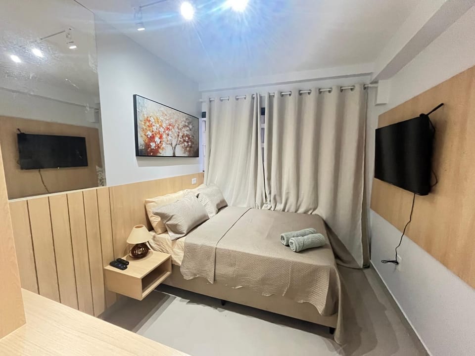 Ritmo Bueno! Super Local com 2 Quartos com ar e varanda Gourmet!! Apartment in Goiania