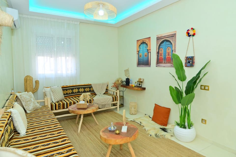 Stylish apartment, 5 min to airport fiber&Netflix Apartment in Marrakesh