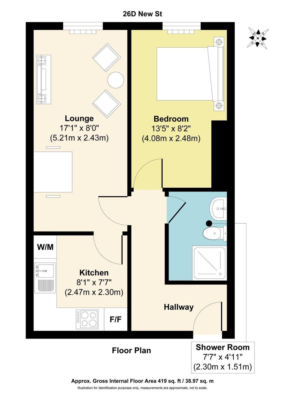New Street D - City Centre Apartment in Worcester