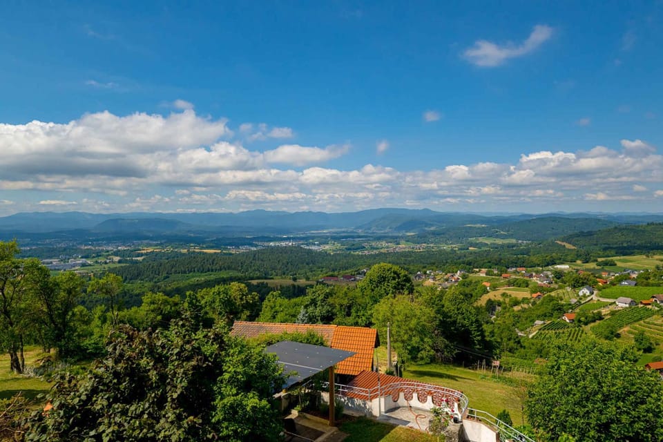 Property building, Bird's eye view, Summer