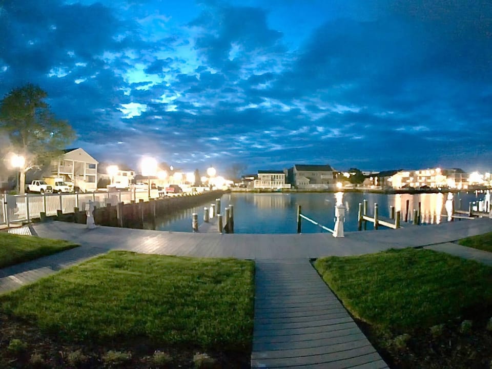 Patio, Night, View (from property/room), Sea view