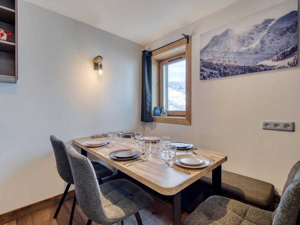 Appartement de 52m² pour 6 personnes au centre de Val Thorens avec balcon Apartment in Les Allues