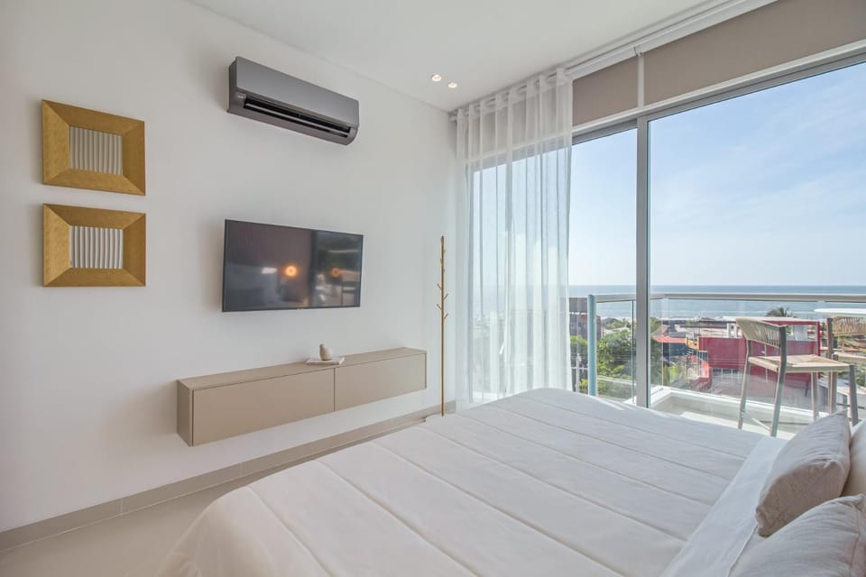 Bedroom, Sea view