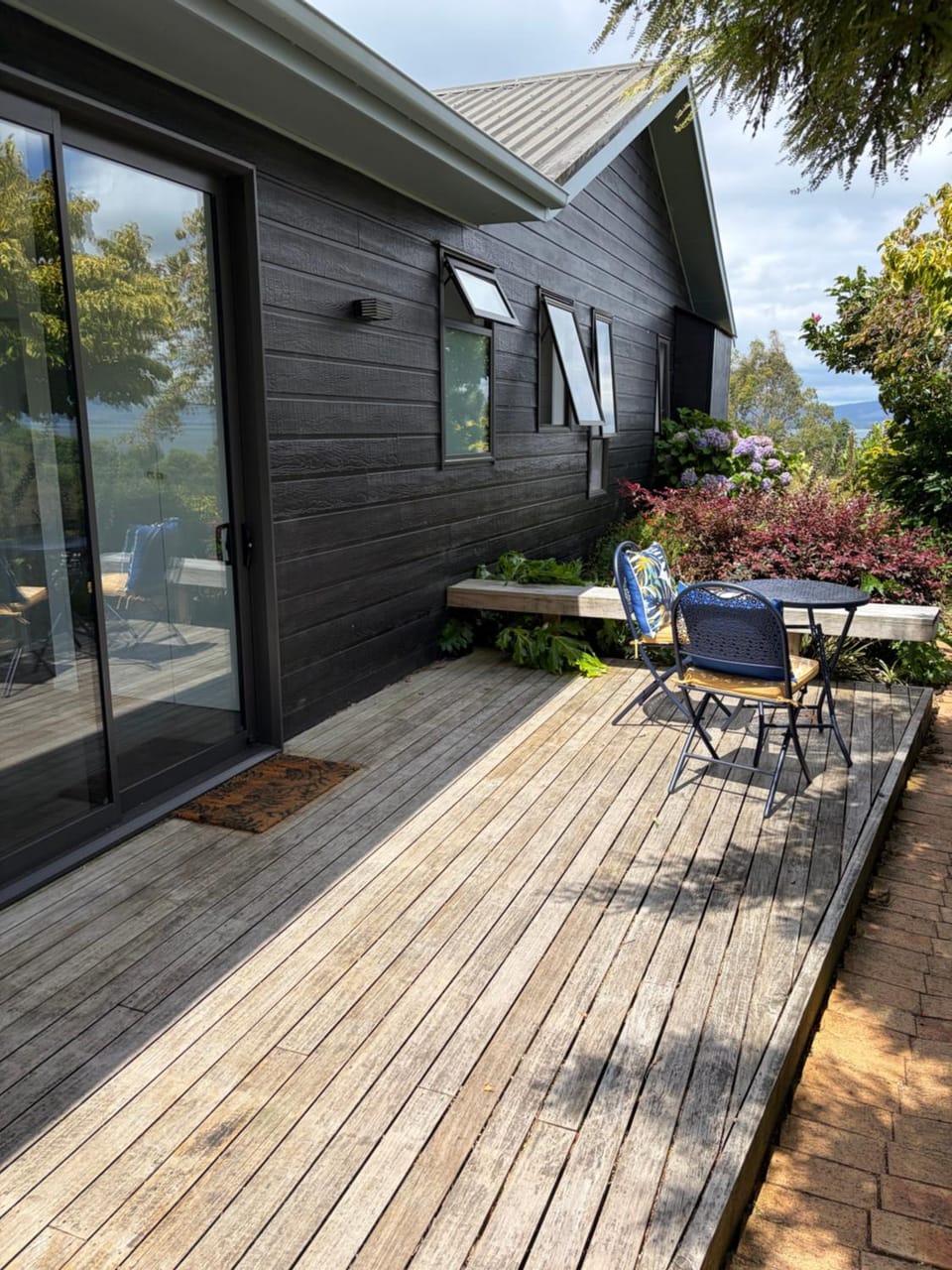 Patio, Dining area, Garden view