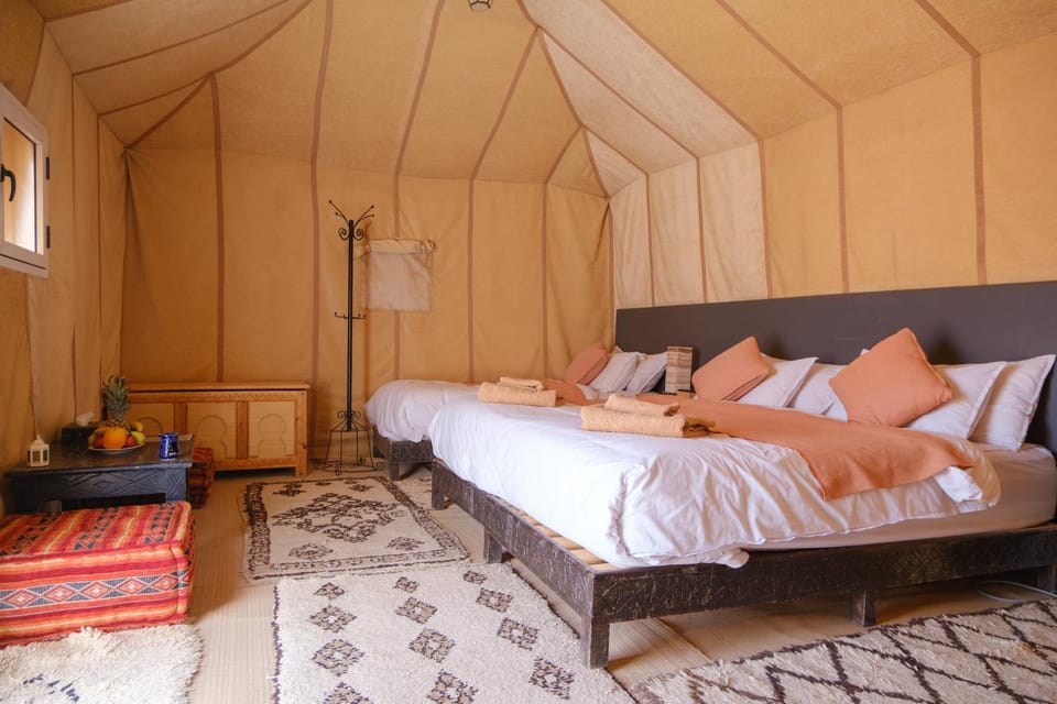 Overnight Luxury Desert Camp Luxury tent in Morocco