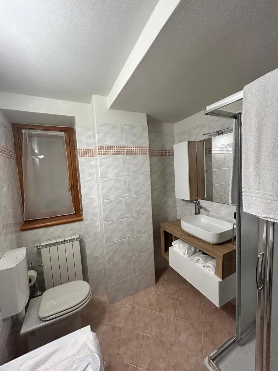 Shower, Toilet, Bathroom, bidet, towels
