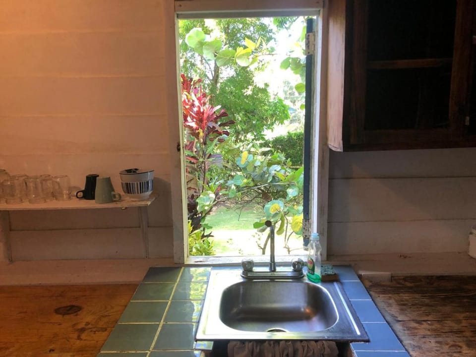 Kitchen or kitchenette, Garden view