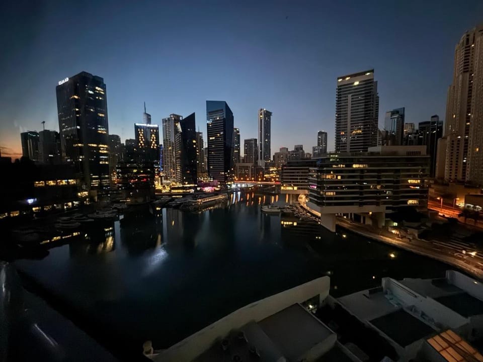 Property building, Night, City view, Lake view, River view