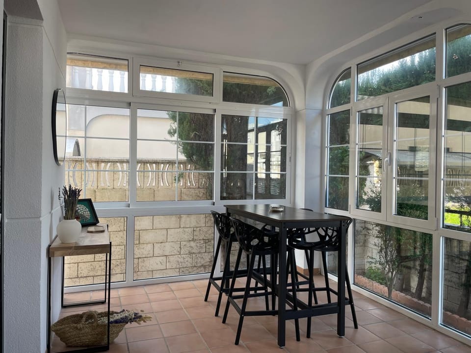 Summer, Balcony/Terrace, Living room, Lobby or reception