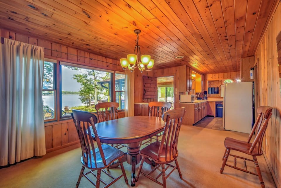 Sunset Bay on Birch Island Lake House in Wisconsin
