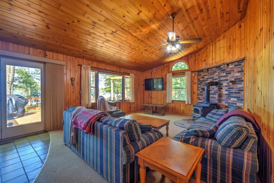 Sunset Bay on Birch Island Lake House in Wisconsin