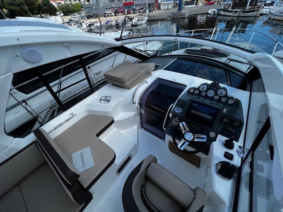 Trim Nautica Charter Docked boat in Biograd na Moru