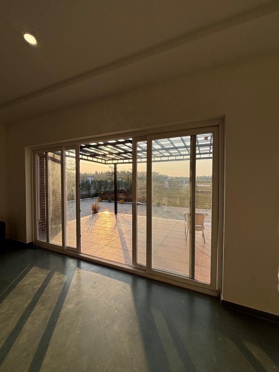 Property building, Garden view
