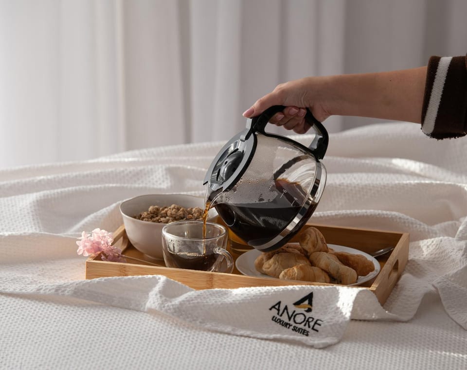 Bed, Coffee/tea facilities, Kitchen or kitchenette, Food and drinks, Bedroom