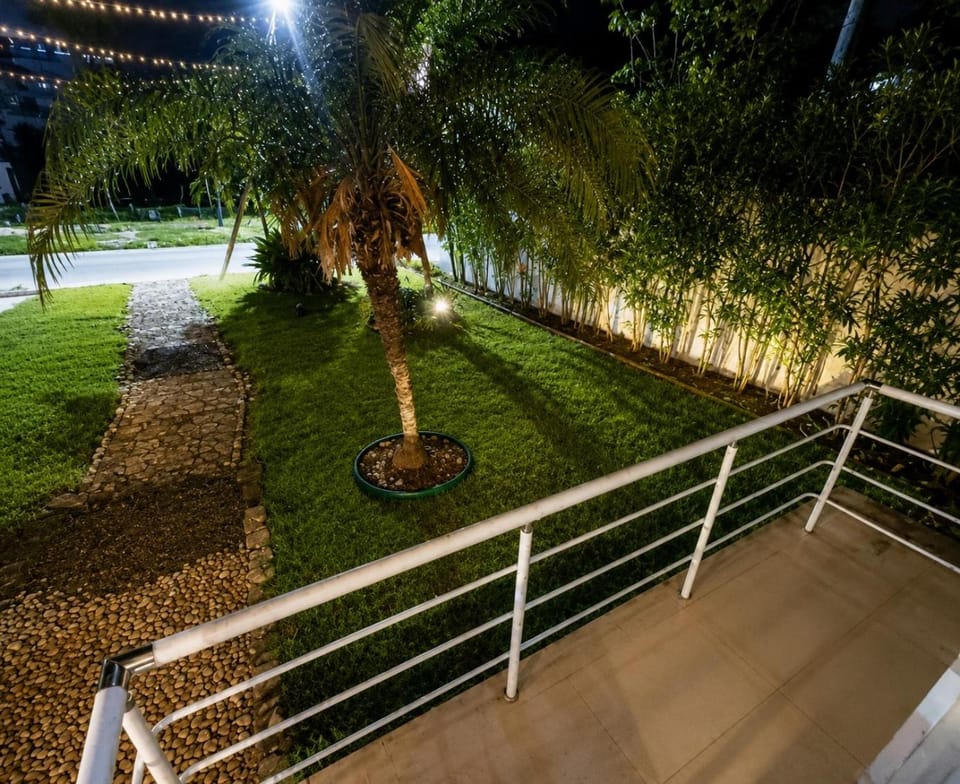Night, Natural landscape, Garden, Garden view
