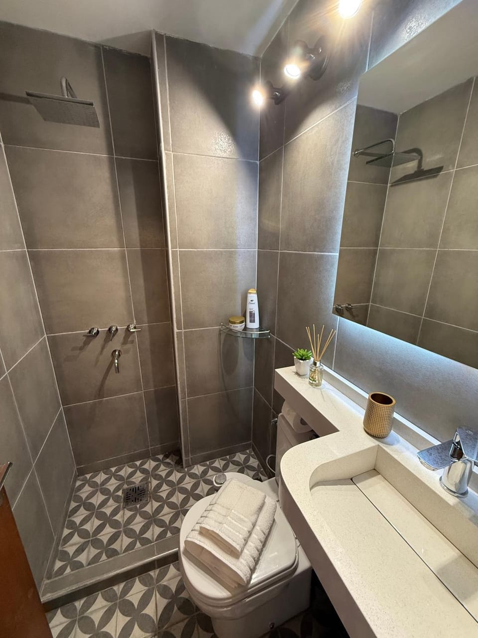 Shower, Toilet, Bathroom, towels