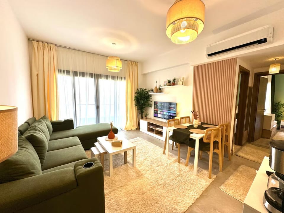 Living room, air conditioner