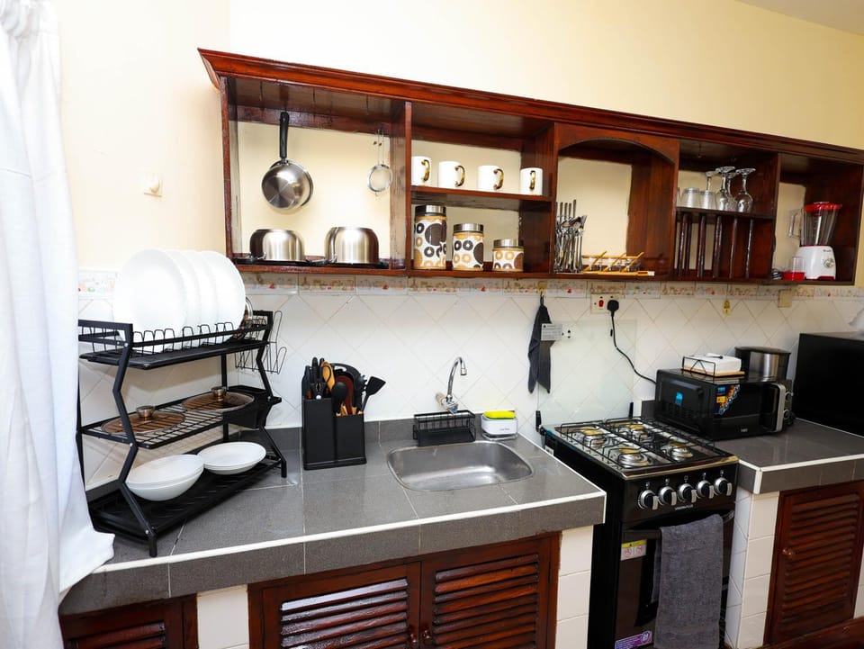 Coffee/tea facilities, Kitchen or kitchenette, minibar, stove, toaster