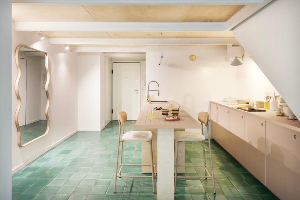 Kitchen or kitchenette, kitchen
