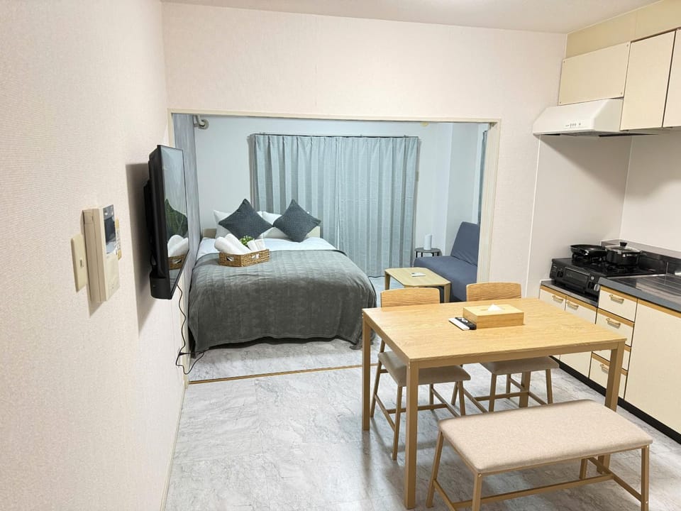 Waseda University area 3F6 with elevator Apartment hotel in Shinjuku