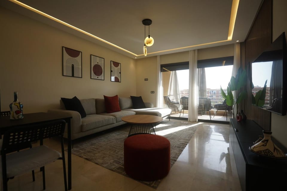 majorelle area new modern apartment with two sunny terraces and atlas mountain views Apartment in Marrakesh