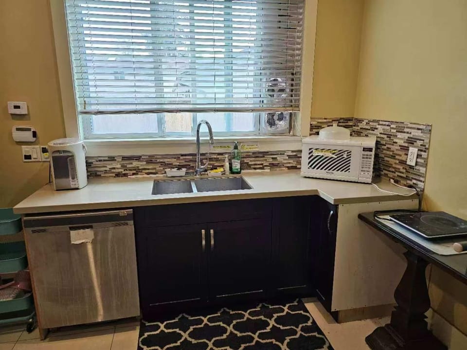 Kitchen or kitchenette, Communal kitchen, dishwasher, oven, stove