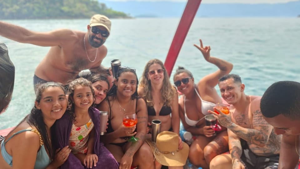 Carnaval Boat Tour Docked boat in Paraty