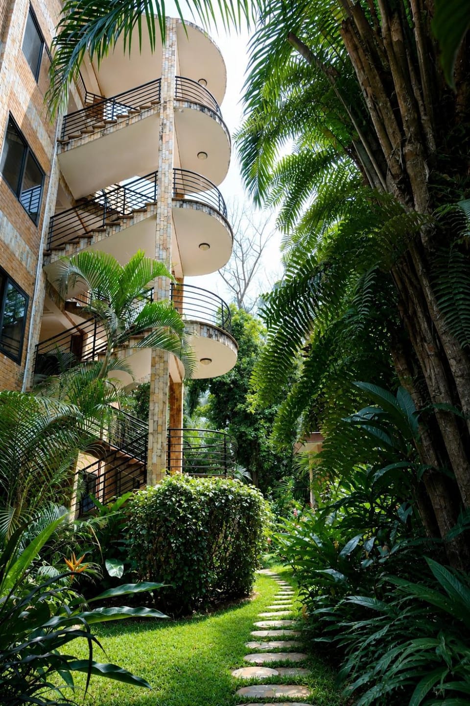 Property building, Natural landscape, Garden view