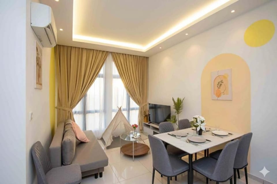 2BR Apt Space Residency near KSL CIQ JB Apartment in Johor Bahru