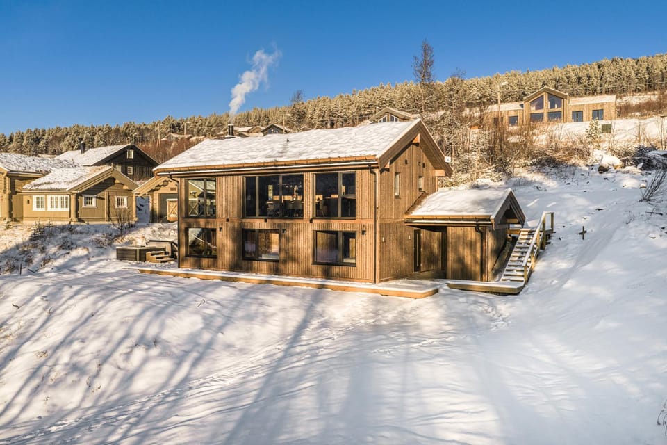 Property building, Natural landscape, Winter, Mountain view