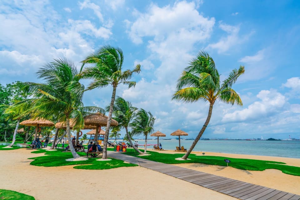 Natural landscape, sunbed