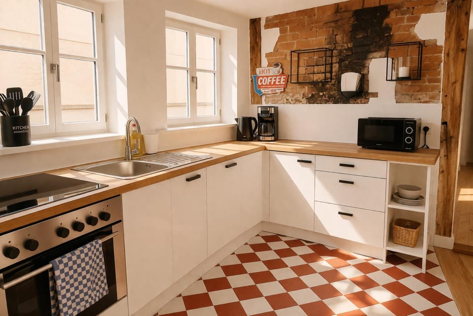 Coffee/tea facilities, Kitchen or kitchenette, dishwasher, oven, pet friendly, stove, toaster
