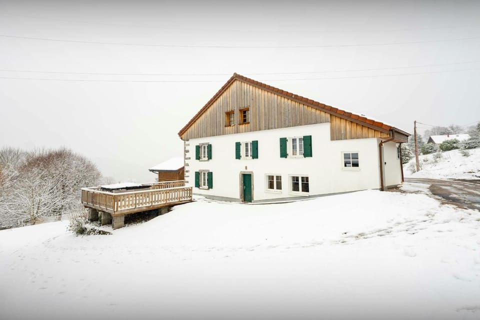 Property building, Day, Natural landscape, Winter