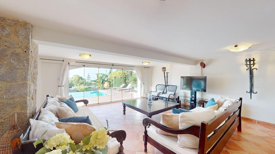 Communal lounge/ TV room, Living room, Seating area, Pool view, Swimming pool