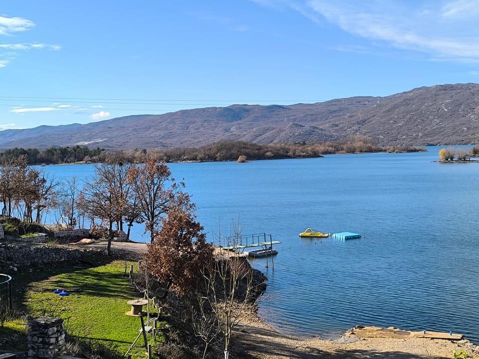 Spring, Day, Natural landscape, Lake view, Mountain view