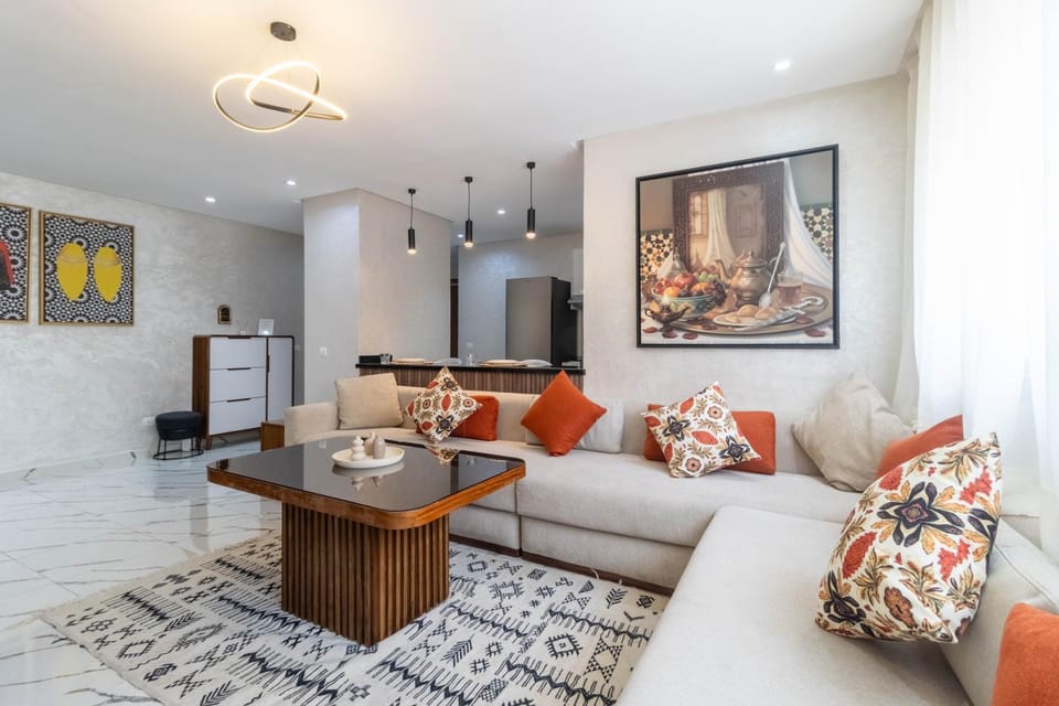 Cozy Studio Parking IPTV AC & near Train Stations Apartment in Casablanca