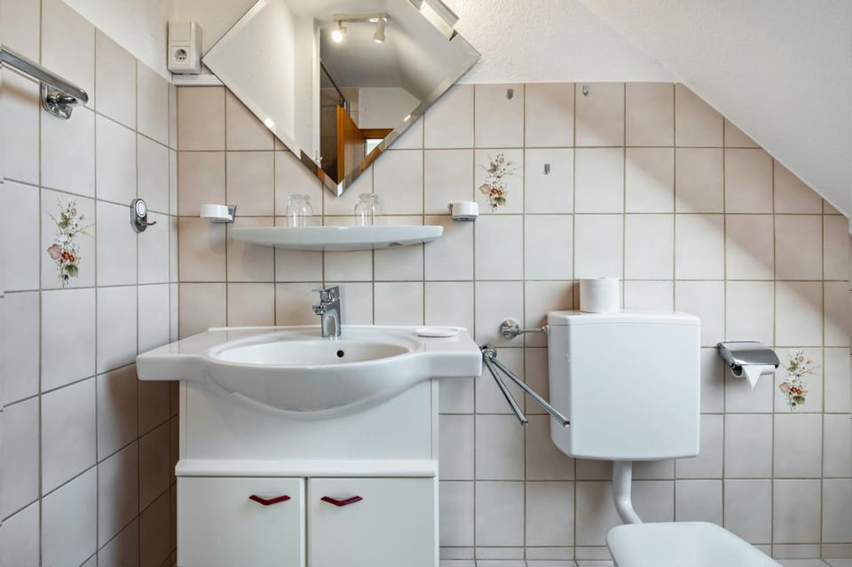 Bathroom, Living room