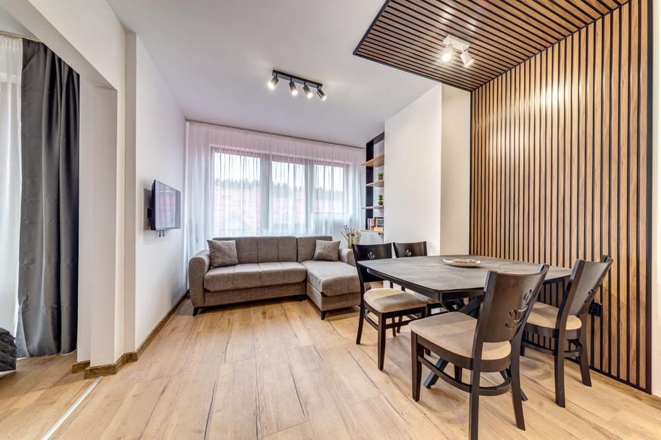 Living room, Seating area, Dining area