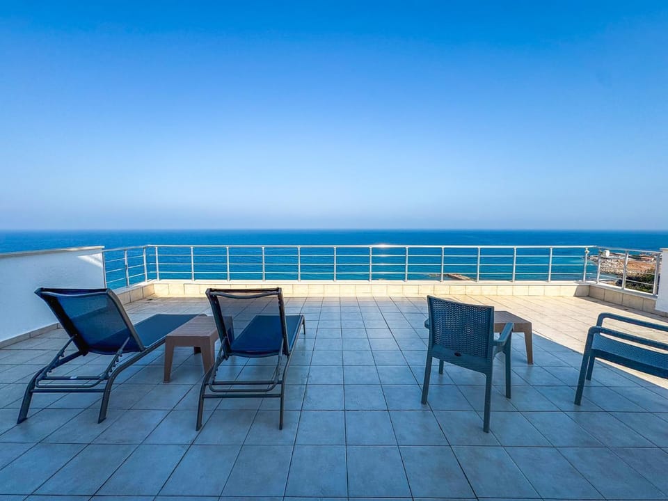 View (from property/room), Balcony/Terrace, Balcony/Terrace, Sea view, sunbed