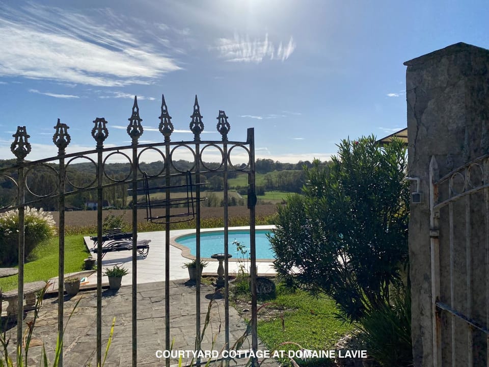 Natural landscape, Autumn, Swimming pool