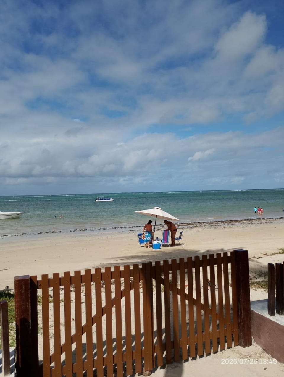 beira mar pé na areia, pertinho de carneiros, em Campas Apartment in Tamandaré