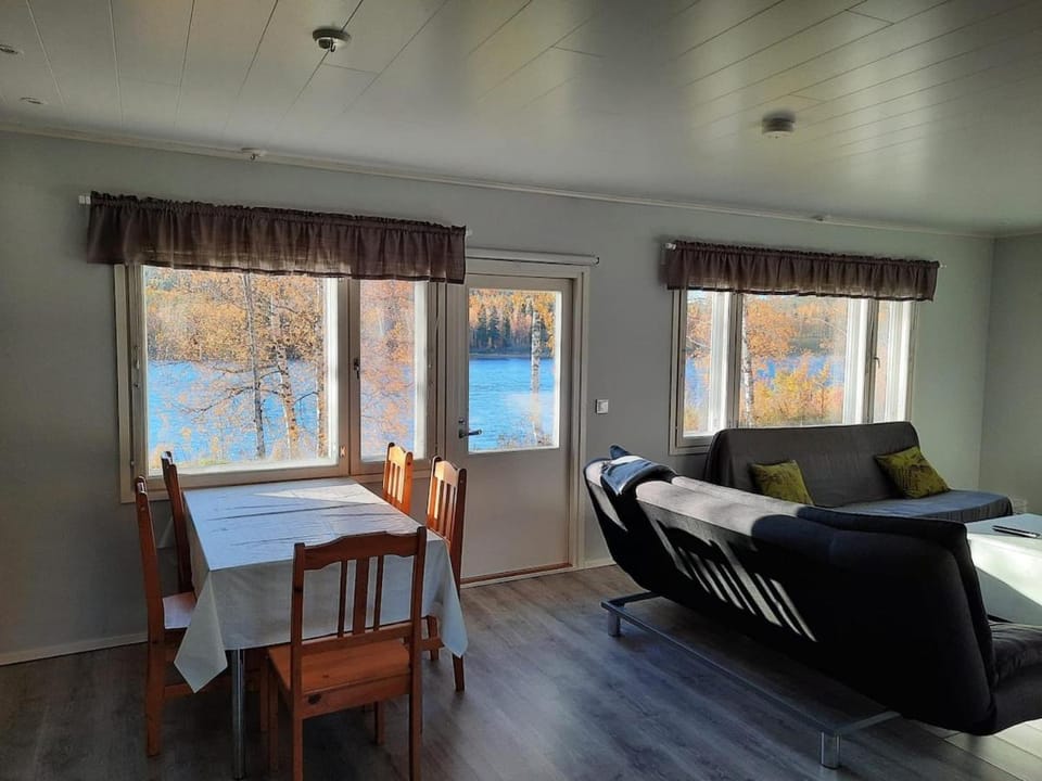 Living room, Photo of the whole room, Seating area, River view