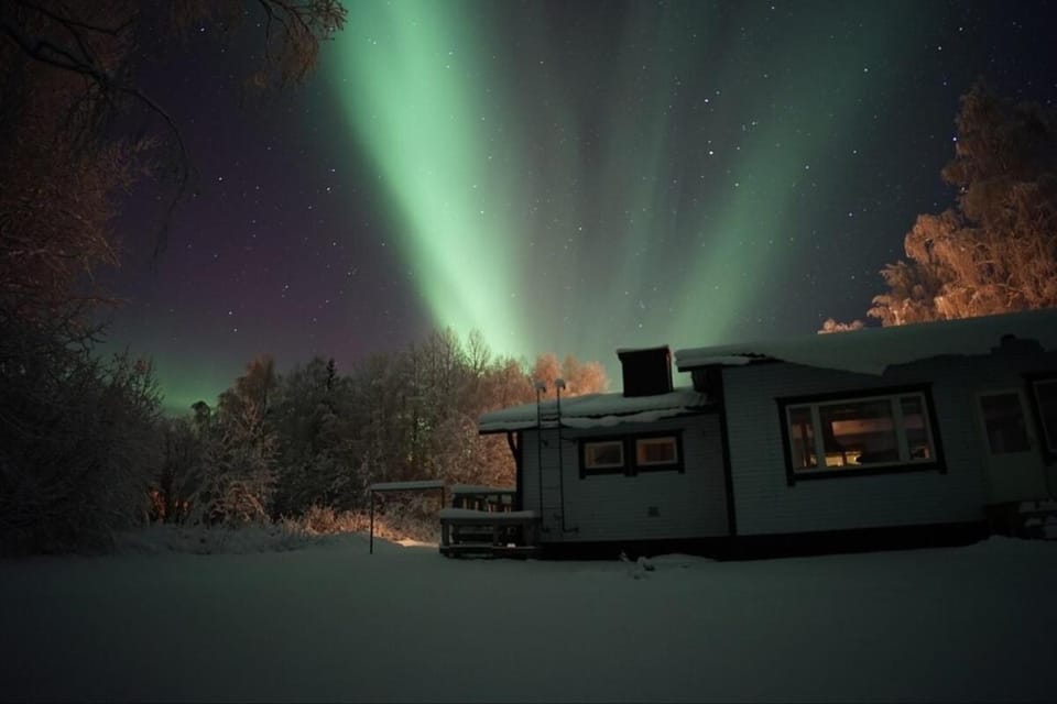 Property building, Night, Natural landscape, Winter
