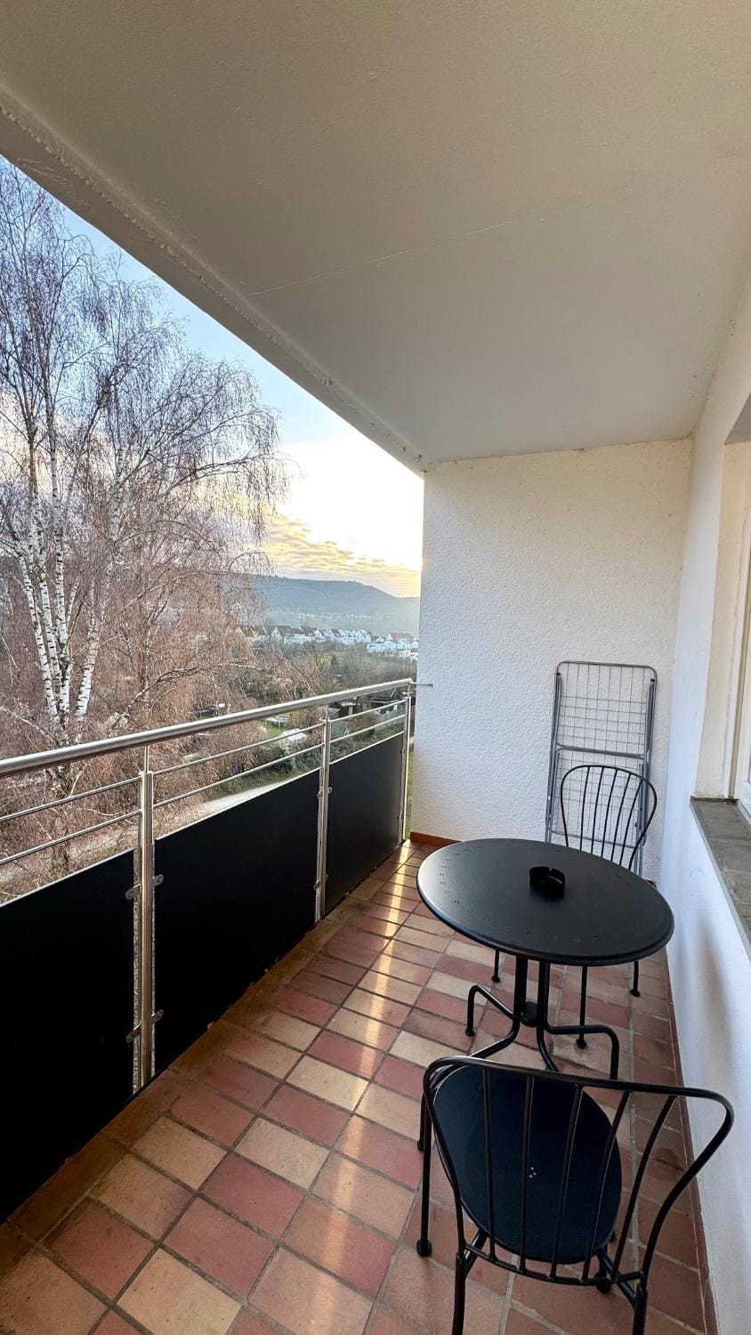Day, View (from property/room), Balcony/Terrace, Seating area, Dining area