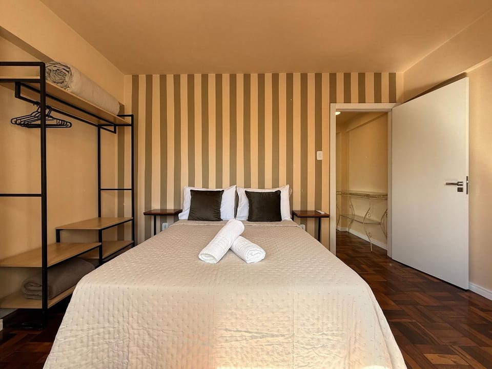 Bed, Photo of the whole room, Bedroom, towels, wardrobe